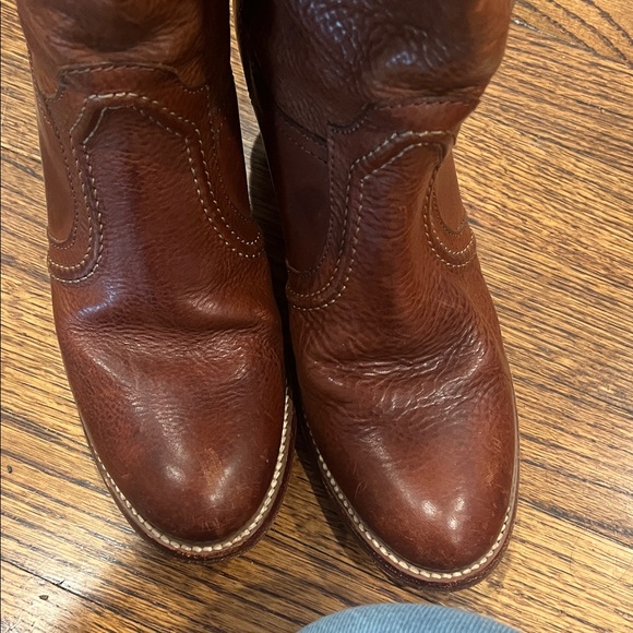 Frye Chestnut Knee high Leather Boots - Picture 8 of 9